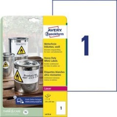 Avery Printer Label White
